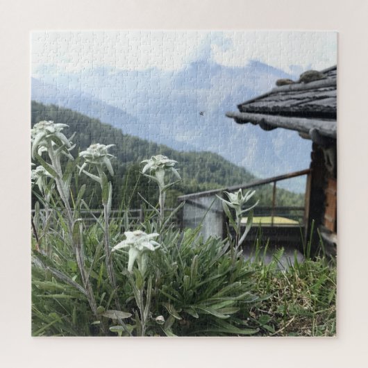 Edelweiss Alps Mountain Puzzle Legpuzzel (Verticaal)