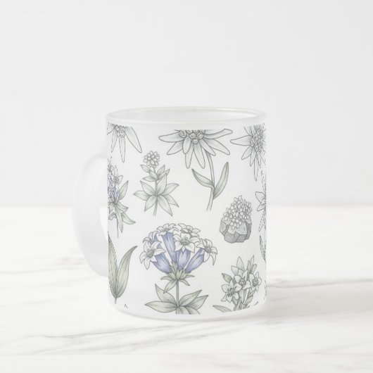 Edelweiss and Gentian Flower Mug (Devant gauche)
