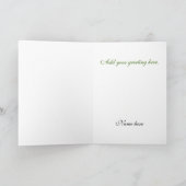Edelweiss Custom Greeting Card Kaart (Binnen)