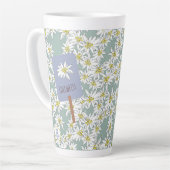 Edelweiss Cute Main Illustrated Latte Mug (Angle gauche)