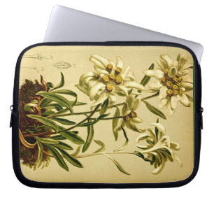Edelweiss Flower Laptop Sleeve Pouch Hoesje