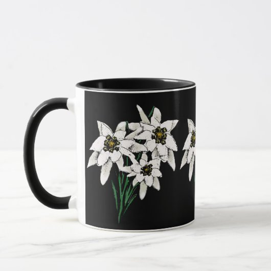 Edelweiss Flower Mug (Gauche)