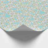 Edelweiss Hand-Drawn Sound of Music Alpine Floral Cadeaupapier (Hoek)