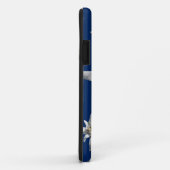 Edelweiss-Hoesje tegen donkerblauwe achtergrond Case-Mate iPhone Case (Achterkant/rechts)