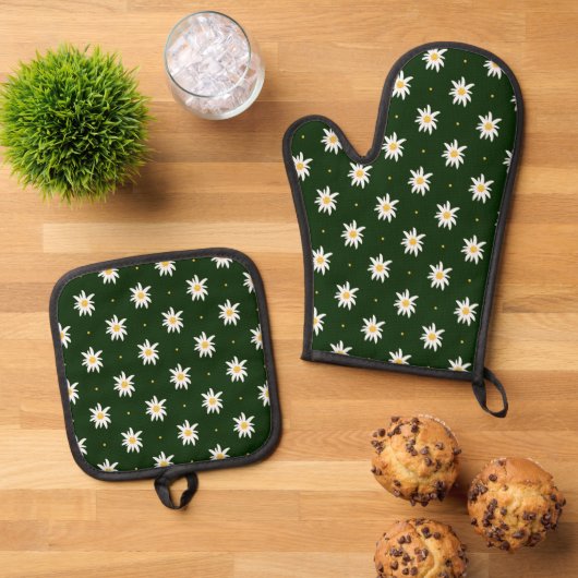 Edelweiss Ovenwant & Pannenlap Set (Top down)