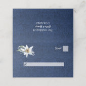 Edelweiss Weddenschap Place Card (Buitenkant ongevouwen)
