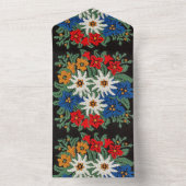 Edelweiss Zwitsers alpenventiel All In One Uitnodiging (Binnen)