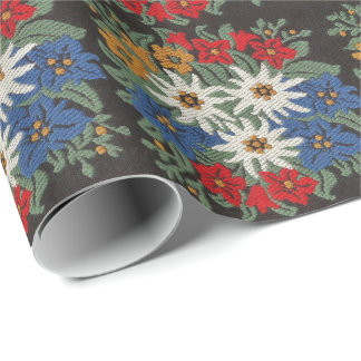 Edelweiss Zwitsers alpenventiel Cadeaupapier