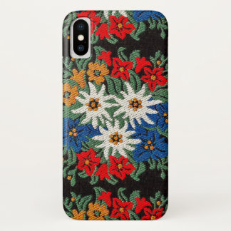 Edelweiss Zwitsers alpenventiel iPhone X Hoesje