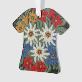 Edelweiss Zwitsers alpenventiel Ornament (voorkant)