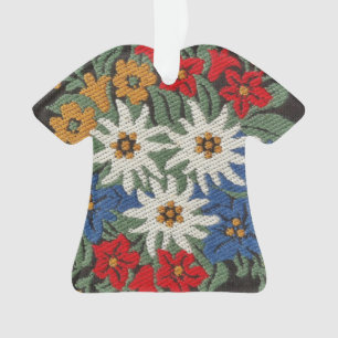 Edelweiss Zwitsers alpenventiel Ornament