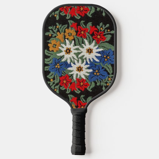 Edelweiss Zwitsers alpenventiel Pickleball Paddle (Achterkant)