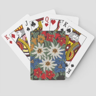 Edelweiss Zwitsers alpenventiel Pokerkaarten