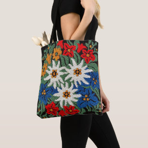 Edelweiss Zwitsers alpenventiel Tote Bag