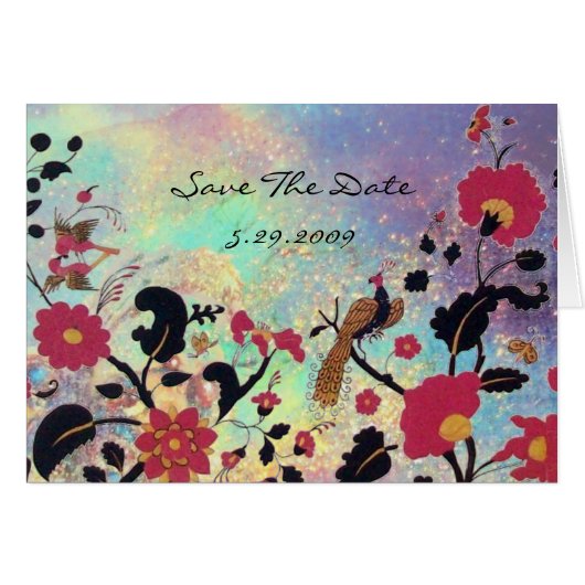 EDEN, ÉLÉGANTE FLEURS BLANCHES BLEU BLEU ROUGE, OI (Devant horizontal)