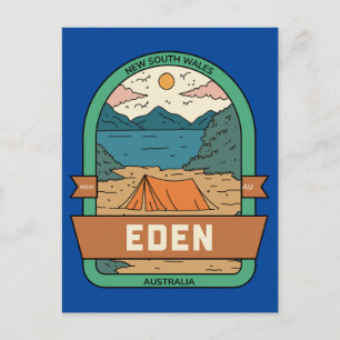Eden NSW Australia Briefkaart