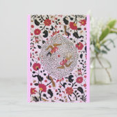 EDEN, zwart-wit, rood roze Aankondiging (Staand voorkant)