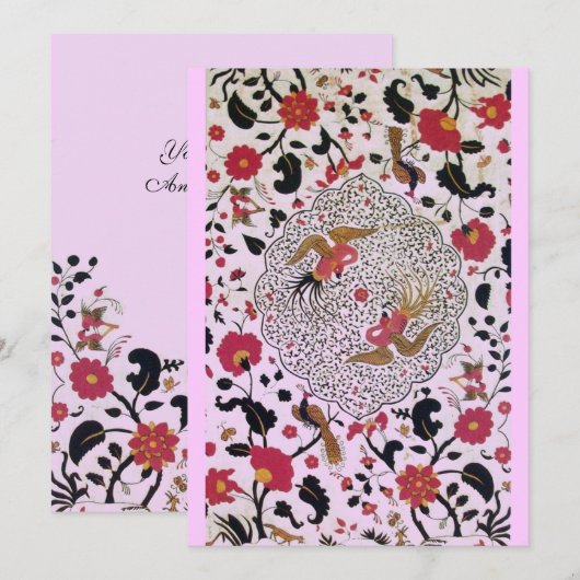 EDEN, zwart-wit, rood roze Aankondiging (Voorkant / Achterkant)