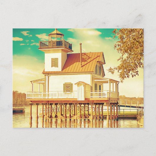 Edenton NC Lighthouse Briefkaart (Voorkant)