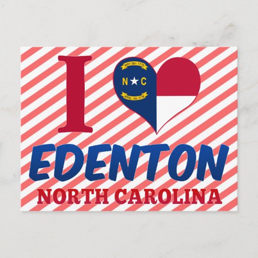 Edenton, North Carolina Briefkaart (Voorkant)