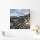 Edersee Staumauer mit Schloß Waldeck Vierkante Klok (Huis)