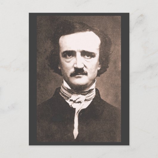 Edgar Alan Poe Briefkaart (Voorkant)