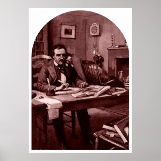 Edgar Allan Poe afdruk nummer 6 Poster