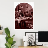 Edgar Allan Poe afdruk nummer 6 Poster (Thuiskantoor)