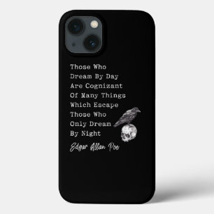 Edgar Allan Poe Bookworm Gifts Writer English Teac iPhone 13 Hoesje