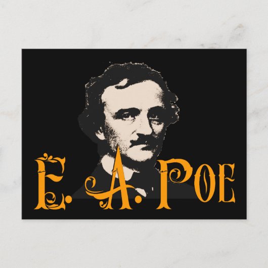 Edgar Allan Poe Briefkaart (Voorkant)