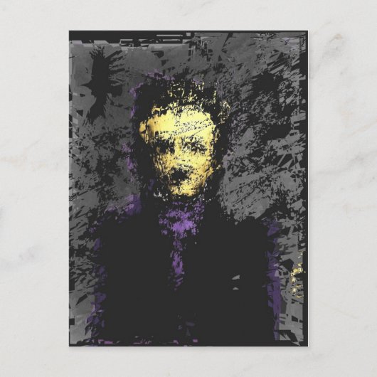 Edgar Allan Poe Briefkaart (Voorkant)