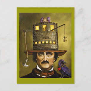 Edgar Allan Poe Briefkaart