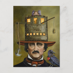 Edgar Allan Poe Briefkaart