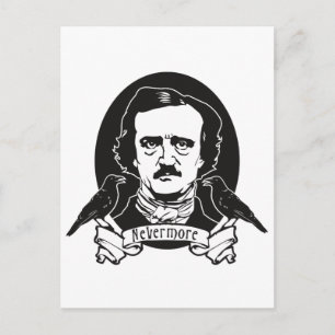 Edgar Allan Poe Briefkaart