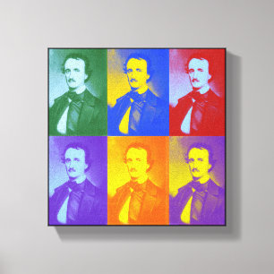Edgar Allan Poe Canvas Afdruk