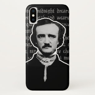 Edgar Allan Poe iPhone X Hoesje