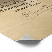 Edgar Allan Poe Citation - Exquise Affiche de beau (Coin)