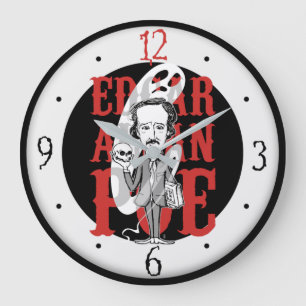 Edgar Allan Poe Clock Grote Klok