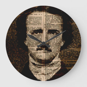 Edgar Allan Poe Clock Grote Klok
