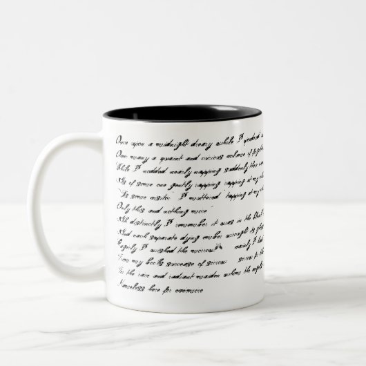 Edgar Allan Poe "Corbeau" Mug (Gauche)