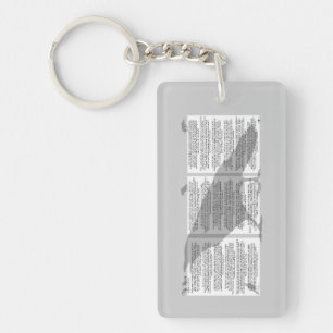 Edgar Allan Poe de Raven Sleutelhanger