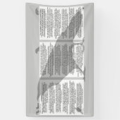 Edgar Allan Poe de Raven Spandoek (Verticaal)