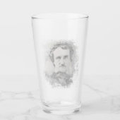 Edgar Allan Poe Dichter De Raven Glas (Voorkant)
