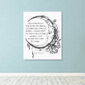 Edgar Allan Poe Dreamweaver Dream Poem Canvas Afdruk (Insitu (Houten vloer))