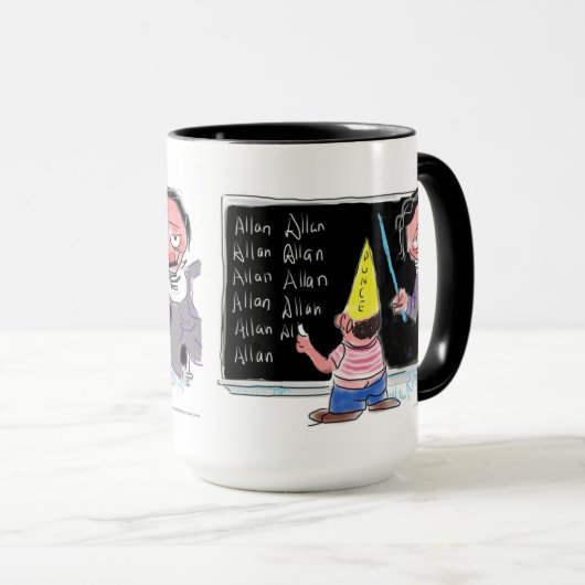 Edgar Allan Poe "Dunce"-Mok Mok (Voorkant rechts)