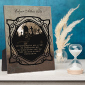 Edgar Allan Poe Fotoplaat (Zijkant)