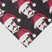 Edgar Allan Poe Gothic kerstcadeaupapier Tissuepapier (Detail)