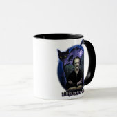 Edgar Allan Poe Gothic Mok – Haunted Raven & Cat (Voorkant rechts)