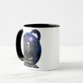 Edgar Allan Poe Gothique Mug - Haunted Raven & Cat (Devant gauche)