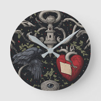 Edgar Allan Poe Gotische Inspiratie Ronde Klok
